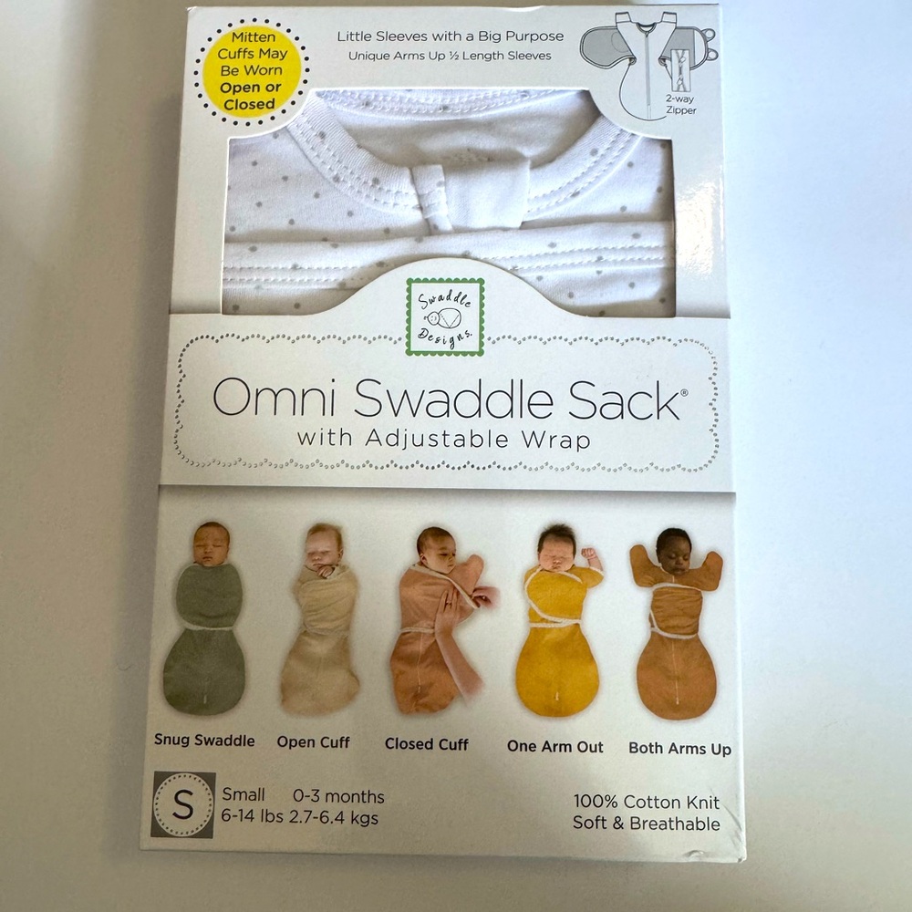 NWT NIB Omni Swaddle Sack Small